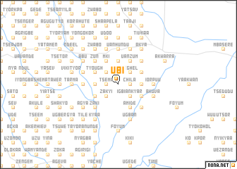 map of Ubi