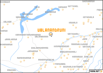 map of Ublan Andrūni