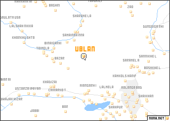 map of Ublan