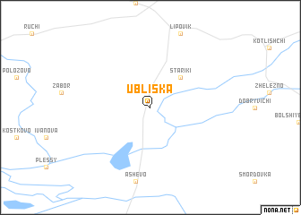 map of Ubliska