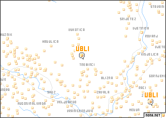 map of Ubli