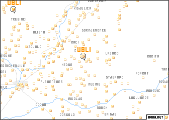 map of Ubli