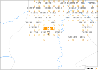 map of Uboali