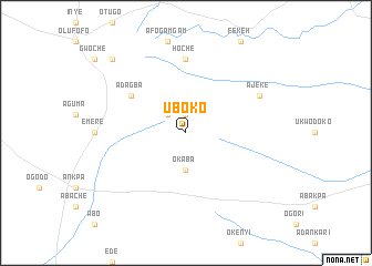 map of Uboko