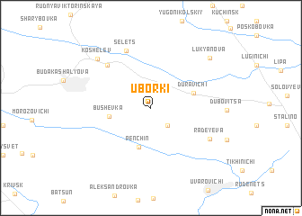 map of Uborki