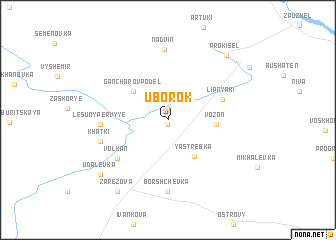 map of Uborok