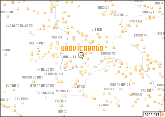 map of Ubovića Brdo