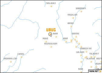 map of Ubug