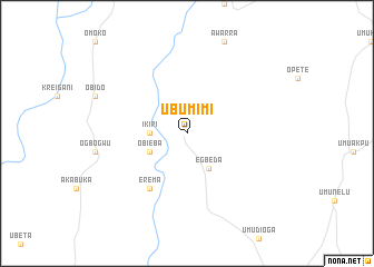 map of Ubumimi