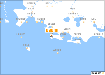 map of Ubuna