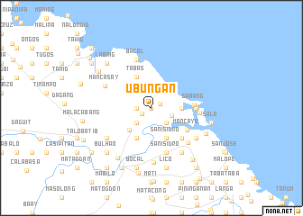 map of Ubungan