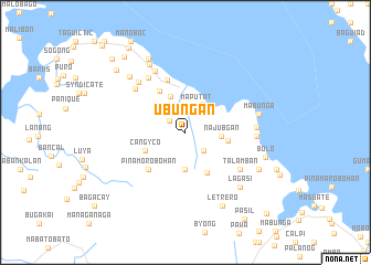 map of Ubungan