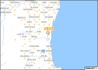 map of Ubun