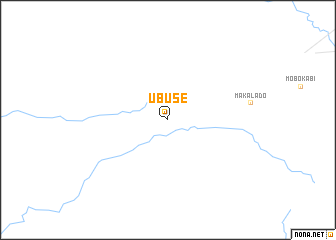 map of Ubuse