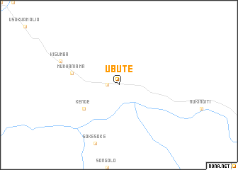 map of Ubute