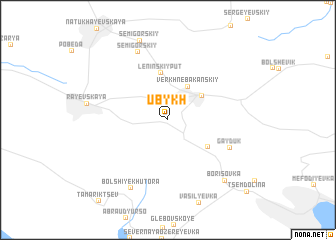 map of Ubykh