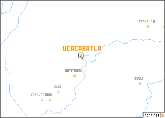 map of Ucacabatla