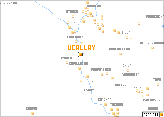 map of Ucallay