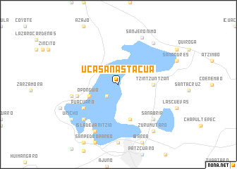 map of Ucasanastacua