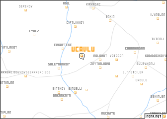 map of Üçavlu