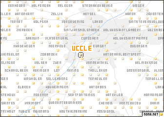 map of Uccle