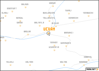 map of Üçdam