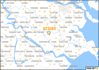map of Úc Gián