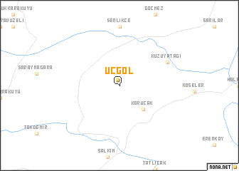map of Üçgöl