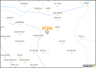 map of Üçgül