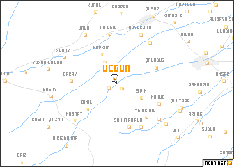 map of Uçgün