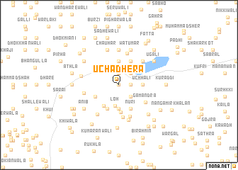 map of Ucha Dhera