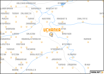 map of Uchańka