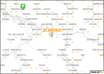 map of Ucharaín