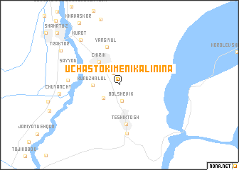 map of Uchastok Imeni Kalinina