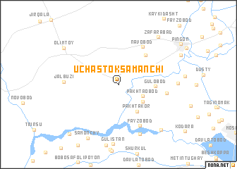 map of Uchastok Samanchi