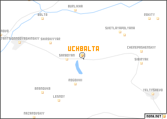 map of Uch-Balta