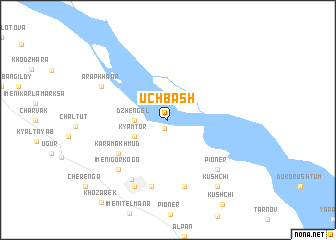 map of Uch-Bash