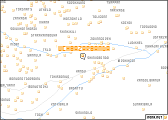 map of Uch Bāzār Bānda