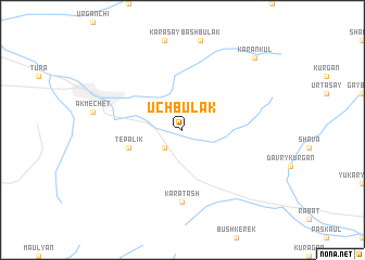 map of Uchbulak