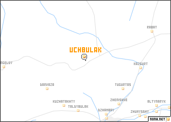 map of (( Uch-Bulak ))