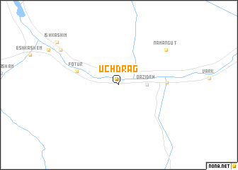 map of Ūch Drag