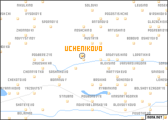 map of Uchenikovo