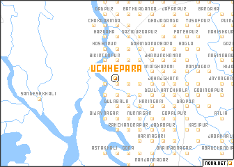 map of Uchhepāra