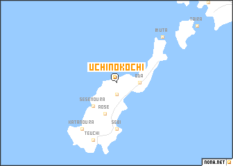 map of Uchinokōchi