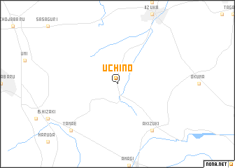 map of Uchino