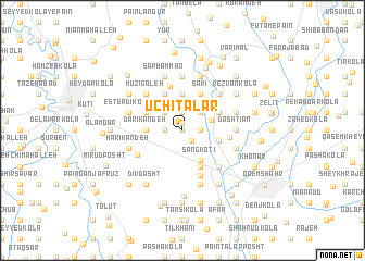 map of Ūchītālār