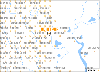map of Uchitpur