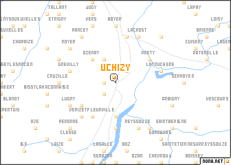 map of Uchizy