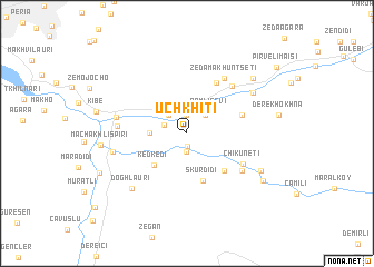 map of Uchʼkhitʼi