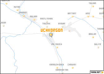 map of Uchkorgon